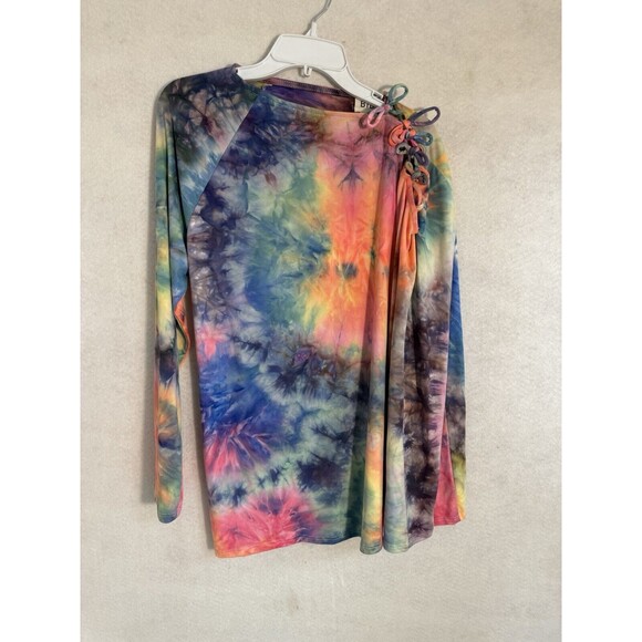 Bibi Women's Long Sleeve Hippy Print Boho Large - Picture 1 of 7